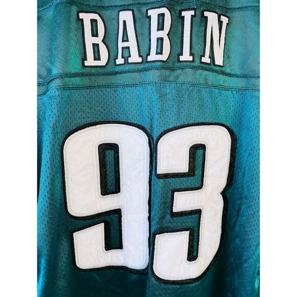 Reebok NFL Philadelphia Eagles Jason Babin #93 (ON FIELD) Jersey Size 52 - Picture 4 of 7